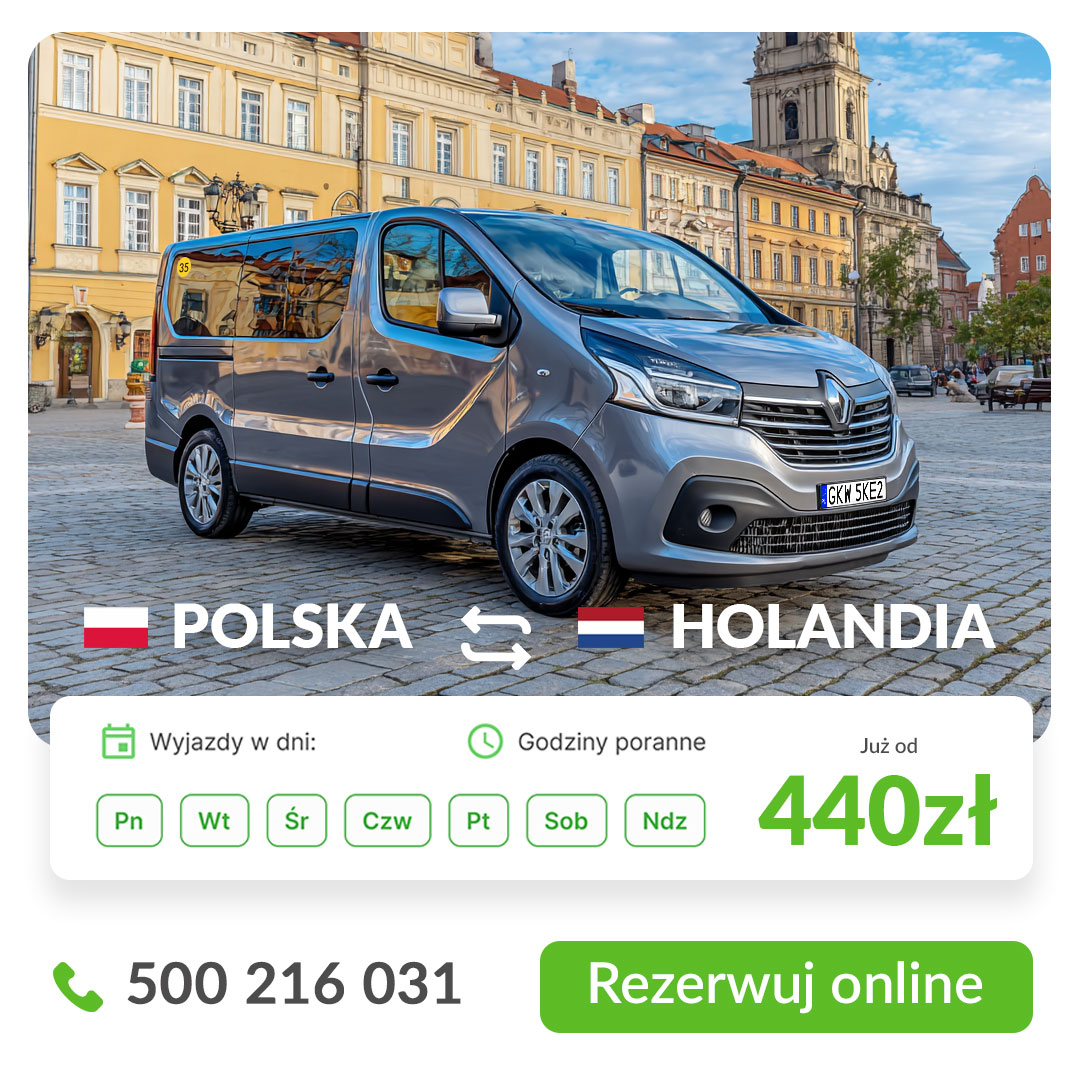 Busy do Holandii cena